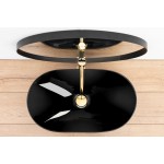 Накладной умывальник Rea Royal Black Накладной умывальник Rea Royal Black